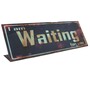Blechschild I am Waiting for you Aufsteller Blechaufsteller Shabby Vintage 