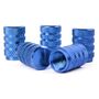 Ventilkappen blau 5 St�ck Aluminium H 15mm Ventilverschl�sse Auto Tuning Styling