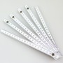 Zollstock 2m PVC weiss Meterstab Gliederma�stab f�r Hand- und Heimwerker