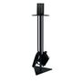 Kaminbesteck 3Teile aus Stahl in schwarz 60cm Kamingarnitur
