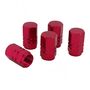 Sechskant Ventilkappen 5Stk. Aluminium rot Ventilverschl�sse Auto Tuning Styling