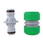 Schlauchkupplung f�r 1/2 aus Kunststoff 2 teilig Set Schlauchverbinder 