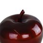 Designobjekt Skulptur Apfel 26x25cm Polyresin Kupfer metallic gl�nzend Dekoapfel