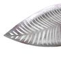Schale Dekoschale Palmblatt 49x17x4cm Metall coloriert Dekoteller handgefertigt
