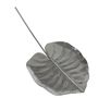 Dekoschale Blatt Aluminium poliert Reshan / Monstera Wandschmuck Dekoration