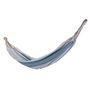 H�ngematte 110x220cm blau, braun oder t�rkis gestreift H�ngeliege Baumwolle