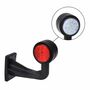 Begrenzungsleuchte 160mm rot/wei� 8LED Positionsleuchte Sicherheitslicht LKW
