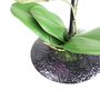 Orchidee Melaminschale H�he 30cm rosa Kunststoff Dekopflanze