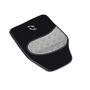 Fu�matten 4-tlg Autoteppich Alu-Look grau umrandet Textil Fu�raum Versch�nerung