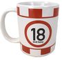 Kaffeetasse Happy Birthday 18 30 40 50 Jahre Geburtstag Tasse rot/wei� Becher 
