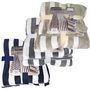 Mikrofaserdecke 150x200cm Motiv Streifen Kuscheldecke Wohndecke Microfaser Decke