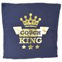 Kissen Sofakissen Couch King 43x43cm mit 2 Utensilienf�chern Ablage