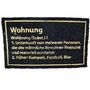 Kokos Fu�matte Schmutzmatte Wohnung 75x45cm Kokosmatte Geschenkidee M�nner Fun 