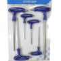 Schraubendreher Satz T-Griff 6tlg. TX-Profil T10, T15, T20, T25, T30 und T40 