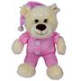 Teddy im Schlafanzug 52cm Kuscheltier rosa oder blau Stofftier Teddyb�r Puppe