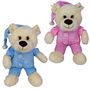 Teddy im Schlafanzug 52cm Kuscheltier rosa oder blau Stofftier Teddyb�r Puppe