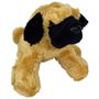 Mops 15cm braun Pl�sch Pl�schfigur Kuscheltier mit Kunststoff Augen und Nase 