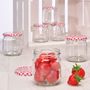 Einmachglser 6 Stck a 425ml Sturzglser Marmeladenglser Weckglser Glserset 