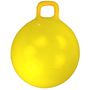 H�pfball 60cm mit Griff Sprungball gelb oder rot Springball Hopser Ball Kinder