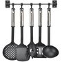 K�chenhelferset 6tlg. Edelstahl inkl. H�ngeleiste K�chenbesteck K�chenutensilien