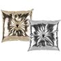 Deko Kissen Sofakissen Couchkissen 30x30cm in gold oder silber Metalloptik
