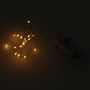 LED Lichterkette 20 LEDs warmwei� Draht 2m Batteriebetrieb Weihnachtsdeko