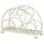 Serviettenhalter aus Eisen in antikwei 15x10x6cm Serviettenbox Serviettenkorb Servietten 
