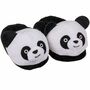 Panda Kuschel Hausschuhe schwarz/wei� Gr. 31 - 42 Fun Kinderhausschuhe