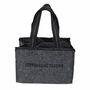 Filztasche Herren Handtasche Biertasche 6 F�cher anthrazit Filz Herrenhandtasche