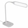 Schreibtischleuchte 40cm wei� mit 3W LED Touch-Knopf USB Kabel mit flexiblem Arm