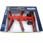 Bruder 02217 Kuhn Discover XL Scheibenegge Egge rot Anh�nger f�r Traktor 1:16 