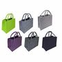 Tragetasche 35x20x28cm Filz grau, hellgrau, grn, lila, navy, anthrazit 18L