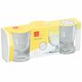Trinkglas 3er Set 260ml 3 St�ck Stielgl�ser Perseo Trinkglas Glas 8x11cm 