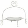 Deko Kuchen Teller Etagere Antik Wei� 40x40x32cm Tellerst�nder Metall Tischdeko 