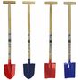 Kinder Gartenger�te Metall mit Holzstiel Spaten Spatenschaufel in Rot oder Blau