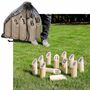 Finn Kubb Wurfspiel Holzspielzeug 12 Spielbl�cke 1 Wurfstock 3-6 Personen Party