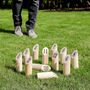 Finn Kubb Wurfspiel Holzspielzeug 12 Spielbl�cke 1 Wurfstock 3-6 Personen Party