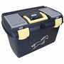 USG Putzkiste Pferdeputzkiste Dunkelblau met. / Beige Pferdeputzbox 40x24x25cm 