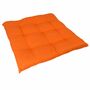 Sitzkissen 40x40cm in blau, gr�n, orange oder wei� Kissen 9 Punkt Steppkissen