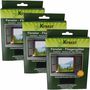 Fliegengitter Insektenschutz 3er Set Fenstergitter 130x150cm Polyester schwarz
