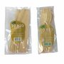 Einwegbesteck-Set 100tlg. Holz Messer+Gabel aus Birkenholz Partybesteck Wegwerf