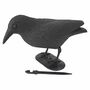 Vogelschreck schwarz 36cm Rabe mit Erdspie� & Standfu� Vogelscheuche Tierabwehr 