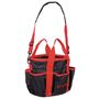 USG Putztasche  25x24 cm mit 6 Seitentaschen schwarz/rot wasserabweisend 