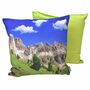 Outdoor Kissen 45x45cm wasserabweisend Stuhlkissen Sommerkissen Alpen Rosen Tier