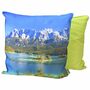 Outdoor Kissen 45x45cm wasserabweisend Stuhlkissen Sommerkissen Alpen Rosen Tier