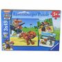 Ravensburger Puzzle 3x49 Teile 5+ Paw Patrol mit Miniposter  21x21cm 