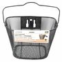 Fahrradkorb inkl. Lenkeradapter schwarz vorn 34x26x26cm Metall Fahrrad Korb 