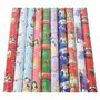 10 Rollen Disney Geschenkpapier im Set Weihnachtsmotiv Frozen Cars Mickey Mouse  