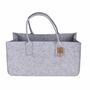 Tragetasche 50x25x25cm Filztasche grau oder anthrazit Uni oder Motiv 31L faltbar