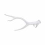 Tischdeko Hirschgeweih wei� gl�nzend 63x27x9cm 1St�ck Polyresin Geweih Troph�e 